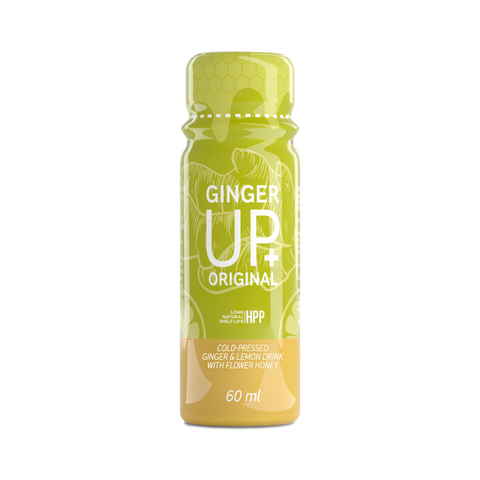 GINGER UP+ Lemon, Ginger & Honey Wellness Shot – 60ml