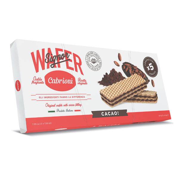 Wafer Multipack 5x45 Cocoa - 225g - Cabrioni