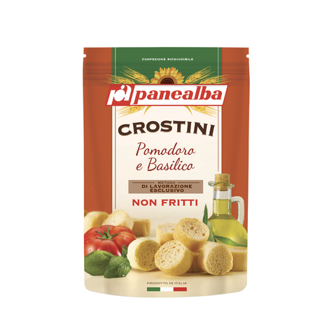 Tomato and Basil Croutons 100g - Panealba