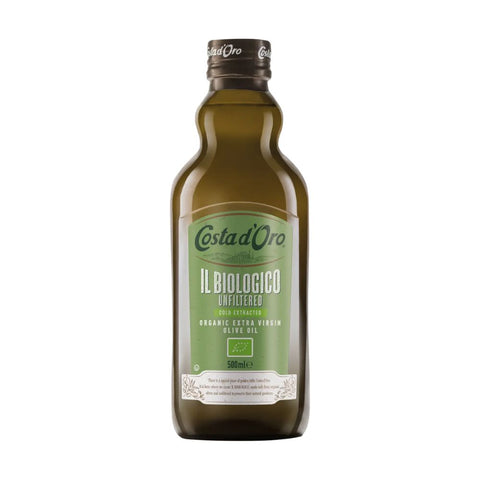 Organic Unfiltered EVOO 500ml - Costa d'Oro