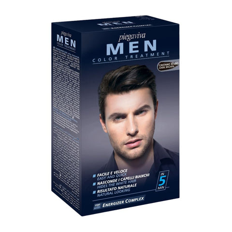 Man Hair Color Kit Dark Brown - Piega Viva