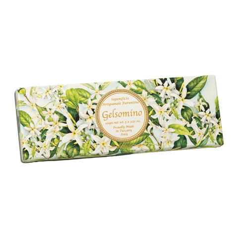 Jasmine Rounded Pleated Soaps 3x100g