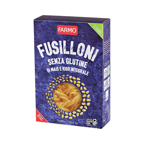 Gluten Free Corn & Brown Rice Fusilloni Box 250g - Farmo