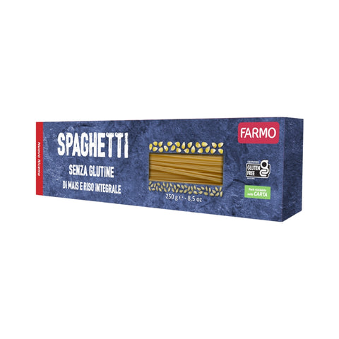 Gluten Free Corn & Brown Rice Spaghetti Box 250g - Farmo