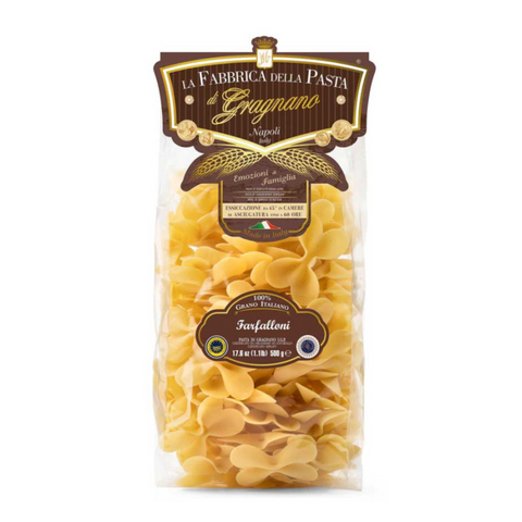 I Farfalloni Gragnano Pasta PGI 500 g - La Fabbrica