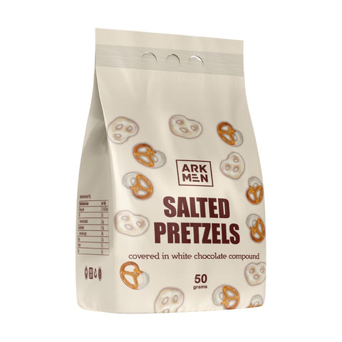Salted Pretzels with White Chocolate 50g
