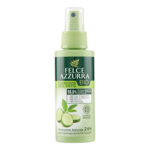 BIO Deodorant Green Tea & Cucumber 75ml - Felce Azzurra