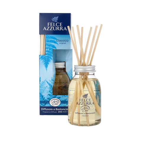 Original Fragrance Diffuser with Sticks 200ml - Felce Azzurra