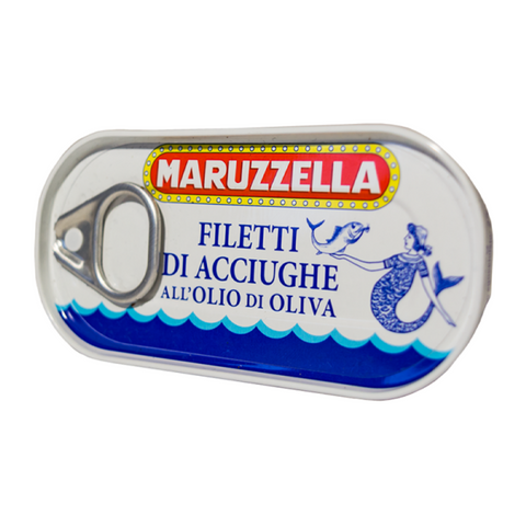 Anchovy Fillet in Sunflower Oil 48g - Maruzzella