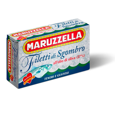 Mackerel Fillet in Olive Oil 125g - Maruzzella