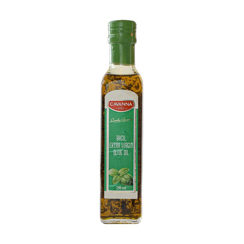 Basil Olive Oil 250ml - Cavanna