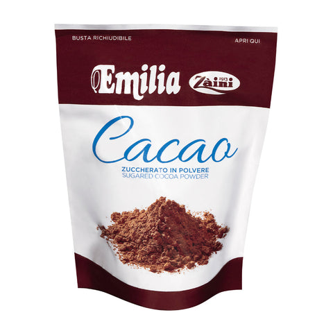 Emilia Cocoa with Sugar Resealable Bag 150g - Zaini - Euromercato