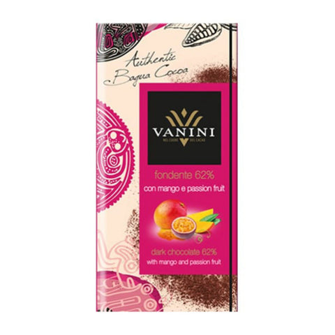 Dark Chocolate 62% with Mango & Passion Fruit 100g