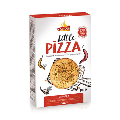 Little Pizza Diavola 100g - La Mole