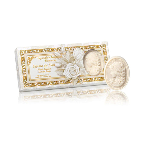 Floreal Bouquet Cameo Soaps 3x125g