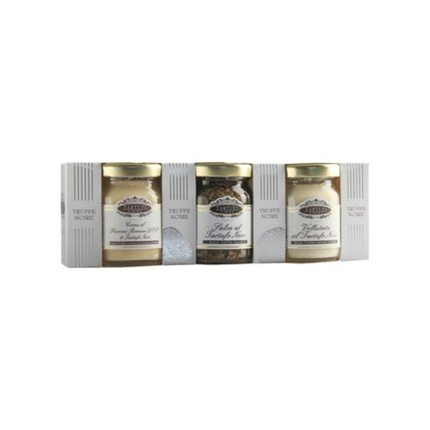 Black Truffle Trio (Pecorino, Black Truffle Sauce & Velvety) - Tartufi Jimmy - Euromercato