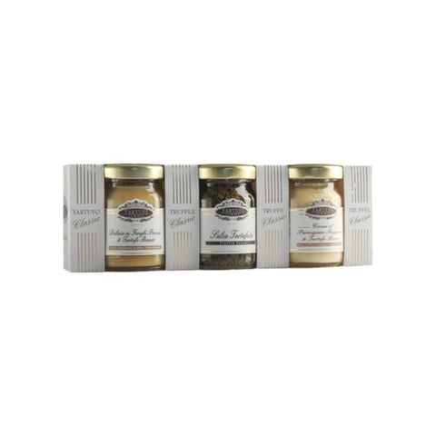 Classic Truffle Trio (White Truffle, Truffle Sauce, Parmigiano) - Tartufi Jimmy - Euromercato