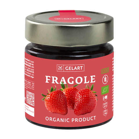 Organic Strawberry Jam 300g - BioGelart - Euromercato