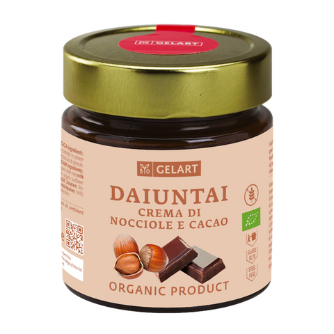 Organic Hazelnut & Cocoa Cream 300g - BioGelart