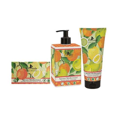 Mediterranean Citrus Fruits Mosaico Set - Florinda