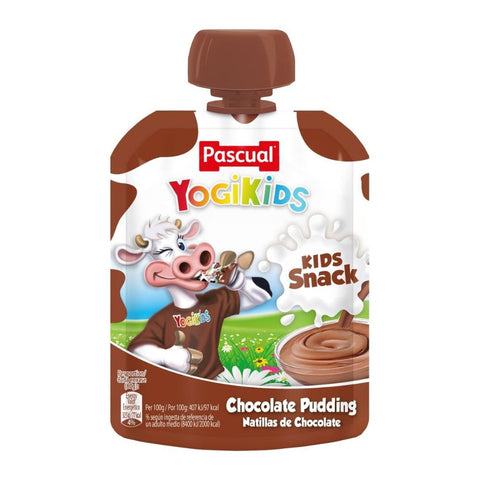 Yogikids Chocolate Pudding Pouch 80g - Pascual