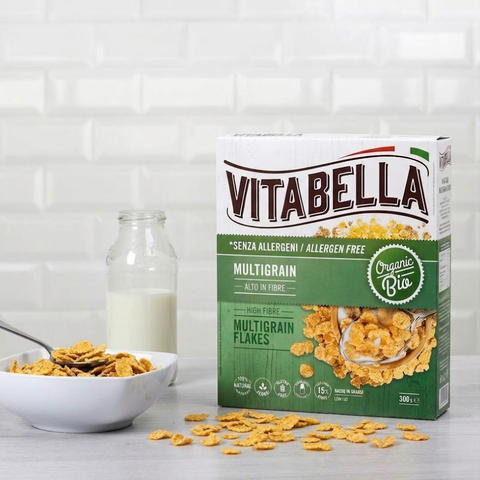 Vitabella High Fiber Multigrain Flakes 300g - Molino Nicoli