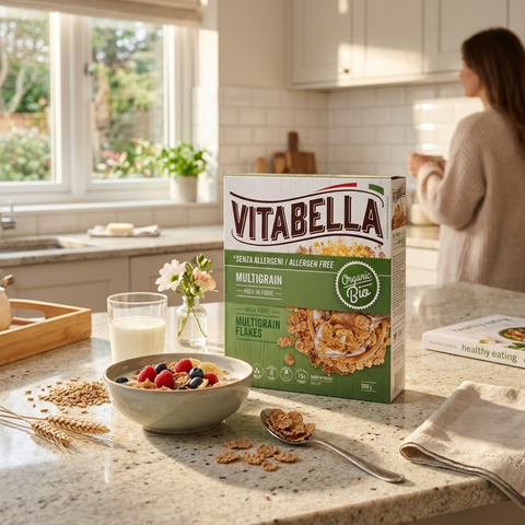Vitabella High Fiber Multigrain Flakes 300g - Molino Nicoli