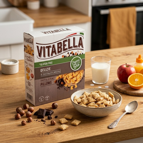 Vitabella Pillow-Chocolate Hazelnut 300g - Molino Nicoli