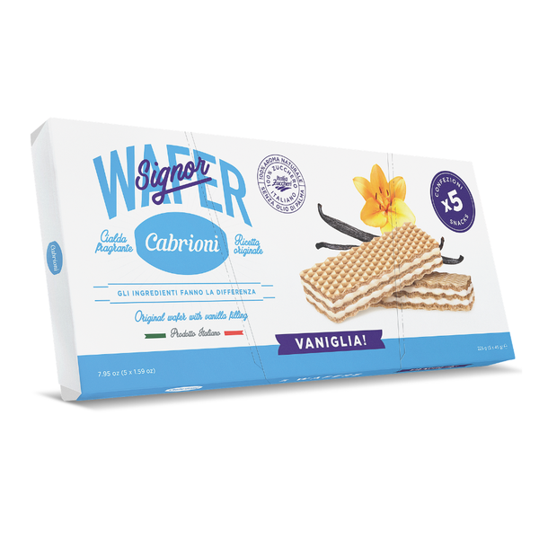 Wafer Multipack 5x45 Vanilla - 225g - Cabrioni