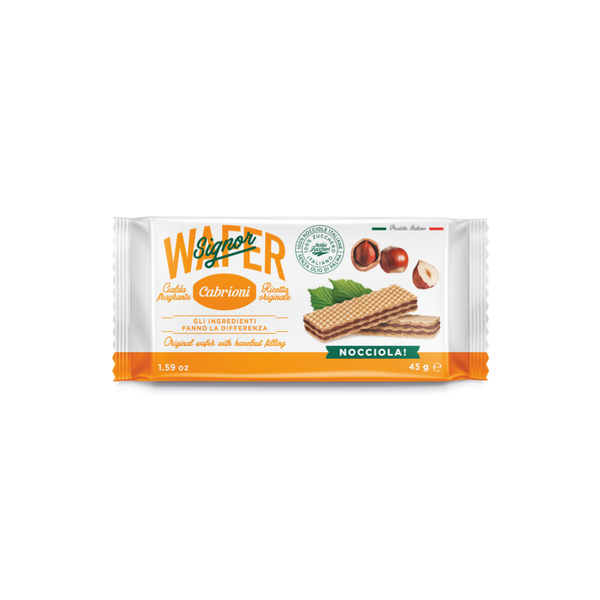 Wafer Hazelnut 45g - Cabrioni