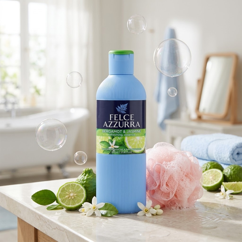 Felce Azzurra Bergamot & Jasmine Bodywash 650ml