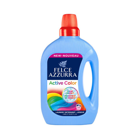 Liquid Laundry Detergent Active Color 1.6L - Felce Azzurra