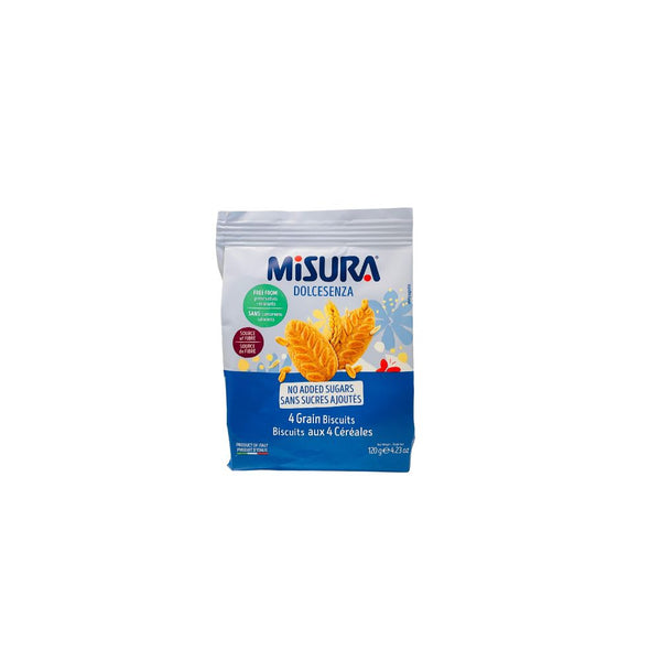 Four Grains Biscuits (No Added Sugar) 120g - Misura