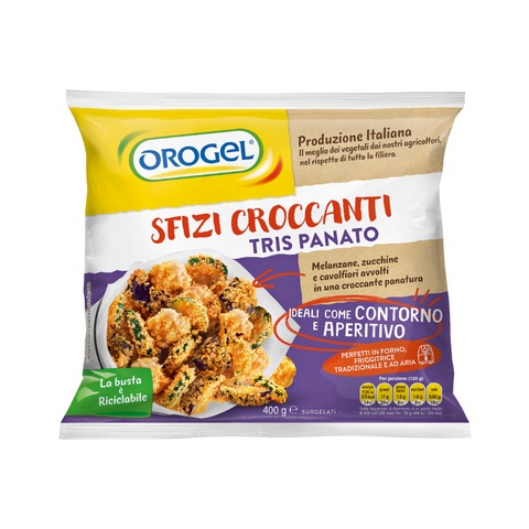 Breaded Veggie Trio 400g - Orogel
