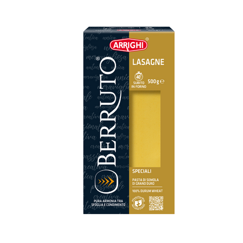 CLASSIC LASAGNA|191 - 500g - Arrighi- Pasta Berruto 1st 1881