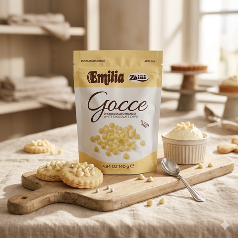 Zaini White Chocolate Chips 140g