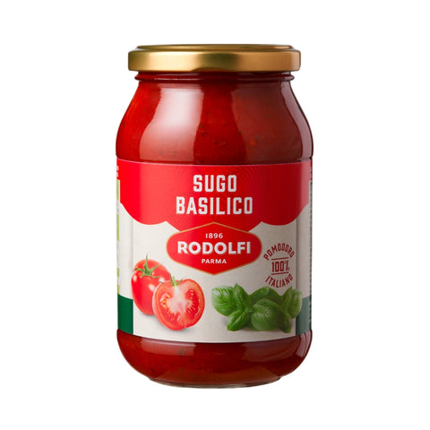 Tomato Sauce with Basil 400g - Rodolfi