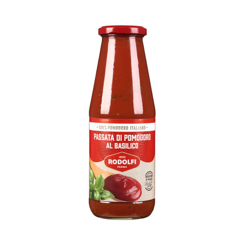 Tomato Puree Basil 700g - Rodolfi