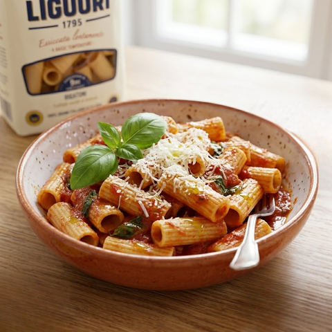 Liguori Rigatoni Pasta 500g – Gragnano PGI Bronze-Drawn Italian Pasta