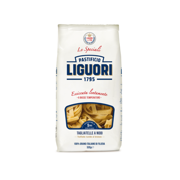 Liguori Nested Tagliatelle Pasta 500g – Gragnano PGI Italian Egg-Free Pasta