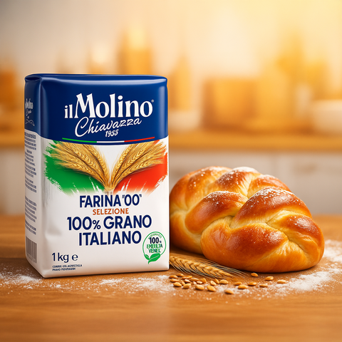 Soft Wheat Flour Type 00 100% Italian Grain 1kg - Molino Chiavazza