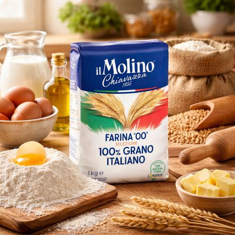 Soft Wheat Flour Type 00 100% Italian Grain 1kg - Molino Chiavazza