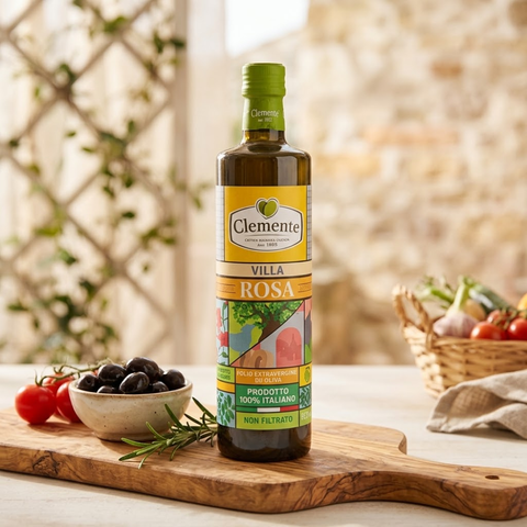 Villa Rosa 100% Italian Extra Virgin Olive Oil 750ml - Clemente
