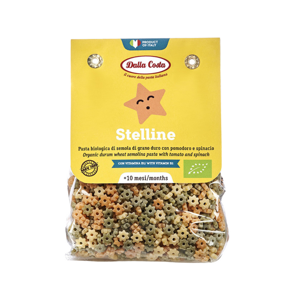 Dalla Costa Stelline Tri-Color Organic Baby Food 200g