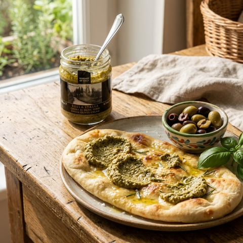 Green Olives Cream 180g - Bella Italia