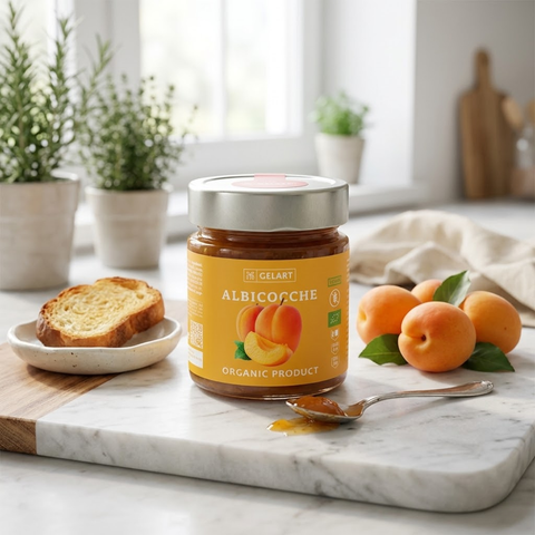 Organic Apricot Jam 300g - BioGelart