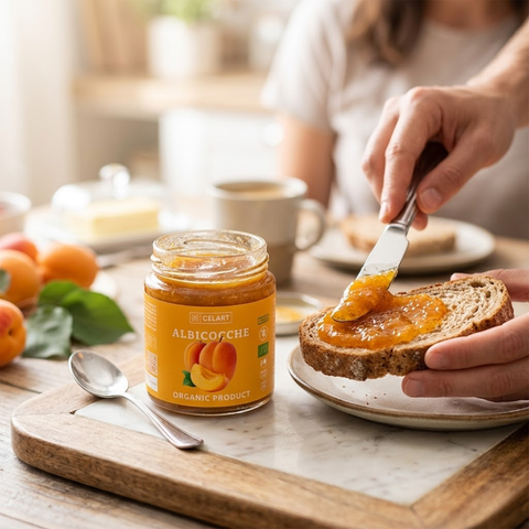 Organic Apricot Jam 300g - BioGelart