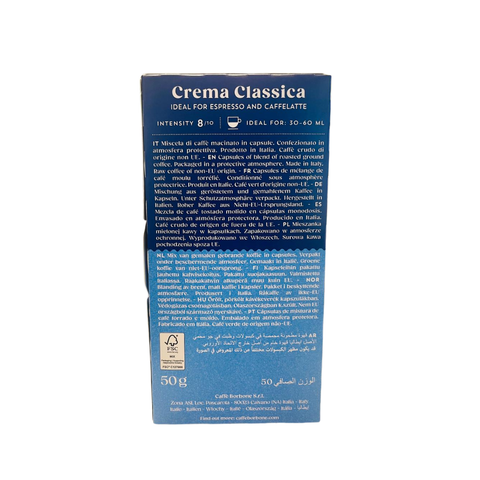 Caffé Borbone Capsule Classica – 50g Nespresso®* Original Compatible (Smooth & balanced)