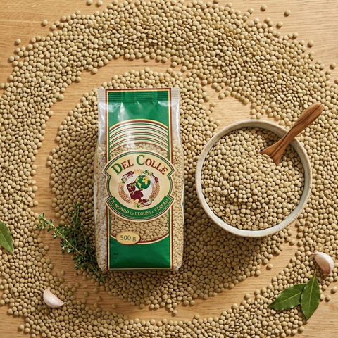 Del Colle Green Lentils 500g – High-Protein Natural Lentils