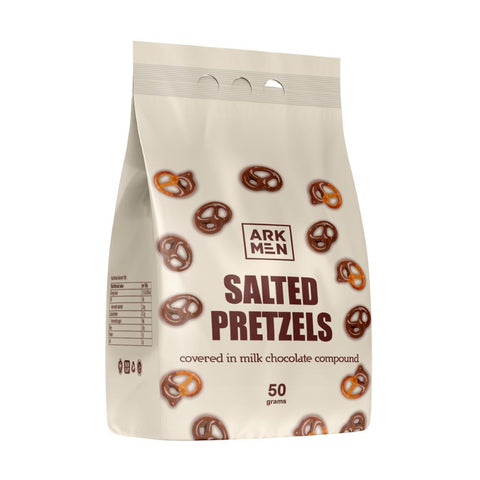 Salted Pretzels with Milk Chocolate 50g